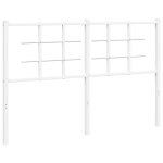 Vidaxl tête de lit métal blanc 140 cm Vidaxl tête de lit métal blanc 140 cm
