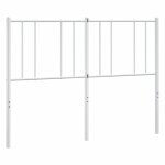 Vidaxl t�te de lit de remplacement m�tal blanc 160 cm