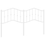 Vidaxl t�te de lit de remplacement m�tal blanc 180 cm