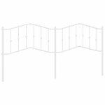 Vidaxl t�te de lit de remplacement m�tal blanc 193 cm