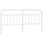 Vidaxl t�te de lit de remplacement m�tal blanc 193 cm