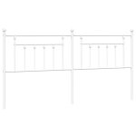 Vidaxl t�te de lit de remplacement m�tal blanc 200 cm