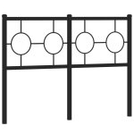 Vidaxl tête de lit métal noir 120 cm Vidaxl tête de lit métal noir 120 cm