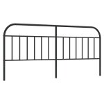 Vidaxl t�te de lit de remplacement m�tal noir 193 cm
