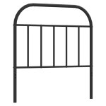 Vidaxl t�te de lit de remplacement m�tal noir 80 cm