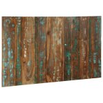 Vidaxl t�te de lit multicolore 140 cm bois massif r�cup�ration