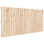 Vidaxl tte de lit murale 140x3x60 cm bois massif de pin