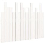 Vidaxl t�te de lit murale blanc 108x3x80 cm bois massif de pin
