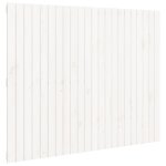 Vidaxl tte de lit murale blanc 140x3x110 cm bois massif de pin