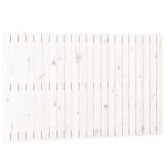 Vidaxl tte de lit murale blanc 140x3x90 cm bois massif de pin