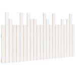Vidaxl tte de lit murale blanc 146, 5x3x80 cm bois massif de pin
