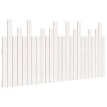 Vidaxl tte de lit murale blanc 159, 5x3x80 cm bois massif de pin