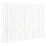 Vidaxl t�te de lit murale blanc 166x3x110 cm bois massif de pin