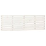 Vidaxl tte de lit murale blanc 166x3x63 cm bois massif de pin