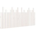 Vidaxl tte de lit murale blanc 166x3x80 cm bois massif de pin