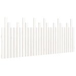 Vidaxl tte de lit murale blanc 185x3x80 cm bois massif de pin