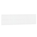Vidaxl t�te de lit murale blanc 204x3x60 cm bois massif de pin