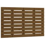 Vidaxl t�te de lit murale marron miel 106x3x63 cm bois massif de pin