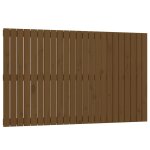 Vidaxl t�te de lit murale marron miel 147x3x90 cm bois massif de pin