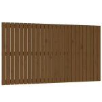 Vidaxl t�te de lit murale marron miel 159, 5x3x90 cm bois massif de pin