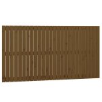 Vidaxl t�te de lit murale marron miel 166x3x90 cm bois massif de pin
