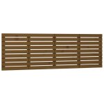 Vidaxl t�te de lit murale marron miel 206x3x63 cm bois massif de pin