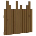 Vidaxl t�te de lit murale marron miel 82, 5x3x80 cm bois massif de pin