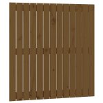 Vidaxl t�te de lit murale marron miel 82, 5x3x90 cm bois massif de pin