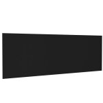 Vidaxl t�te de lit murale noir 240x1, 5x80 cm bois d'ing�nierie