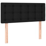 Vidaxl tête de lit noir 100x5x78 / 88 cm tissu Vidaxl tête de lit noir 100x5x78 / 88 cm tissu