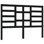 Vidaxl t�te de lit noir 166x4x104 cm bois massif de pin