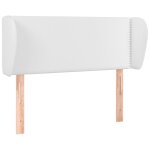 Vidaxl tte de lit avec oreilles blanc 83x23x78 / 88 cm similicuir