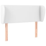 Vidaxl t�te de lit avec oreilles blanc 83x23x78 / 88 cm similicuir