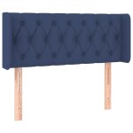 Vidaxl tte de lit avec oreilles bleu 93x16x78 / 88 cm tissu