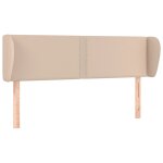 Vidaxl tte de lit avec oreilles cappuccino 147x23x78 / 88 cm similicuir