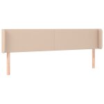 Vidaxl t�te de lit avec oreilles cappuccino 203x16x78 / 88 cm similicuir