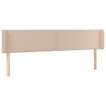 Vidaxl tte de lit avec oreilles cappuccino 203x16x78 / 88 cm similicuir