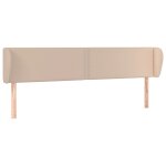 Vidaxl tte de lit avec oreilles cappuccino 203x23x78 / 88 cm similicuir