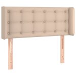 Vidaxl tête de lit avec oreilles cappuccino 83x16x78 / 88 cm similicuir Vidaxl tête de lit avec oreilles cappuccino 83x16x78 / 88 cm similicuir