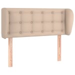 Vidaxl t�te de lit avec oreilles cappuccino 83x23x78 / 88 cm similicuir