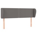 Vidaxl tte de lit avec oreilles gris 147x23x78 / 88 cm similicuir