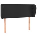 Vidaxl tête de lit avec oreilles noir 83x23x78 / 88 cm similicuir Vidaxl tête de lit avec oreilles noir 83x23x78 / 88 cm similicuir