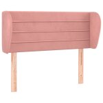 Vidaxl tte de lit avec oreilles rose 83x23x78 / 88 cm velours