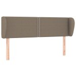 Vidaxl tte de lit avec oreilles taupe 147x23x78 / 88 cm tissu
