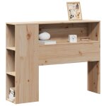 Vidaxl tte de lit avec rangement 100 cm bois massif de pin