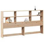 Vidaxl tête de lit avec rangement 200 cm bois massif de pin Vidaxl tête de lit avec rangement 200 cm bois massif de pin