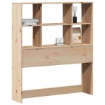 Vidaxl t�te de lit avec rangement 90 cm bois massif de pin