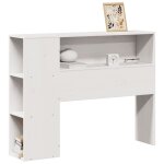 Vidaxl tête de lit avec rangement blanc 100 cm bois massif de pin Vidaxl tête de lit avec rangement blanc 100 cm bois massif de pin