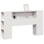 Vidaxl tête de lit avec rangement blanc 135 cm bois massif de pin Vidaxl tête de lit avec rangement blanc 135 cm bois massif de pin