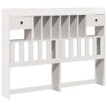 Vidaxl tête de lit avec rangement blanc 160 cm bois massif de pin Vidaxl tête de lit avec rangement blanc 160 cm bois massif de pin